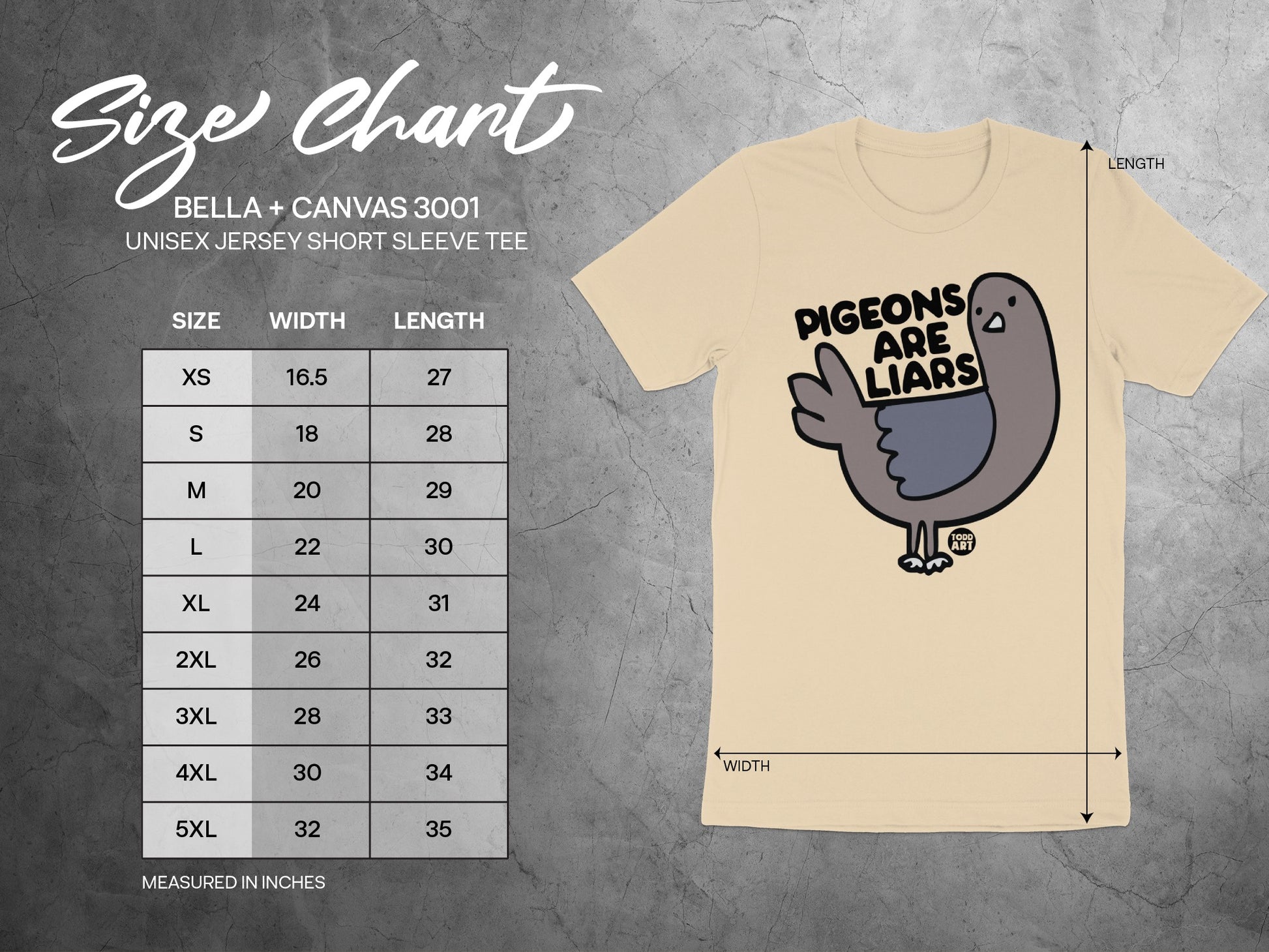 Pigeons Are Liars Graphic Unisex Jersey Short Sleeve Tee product type