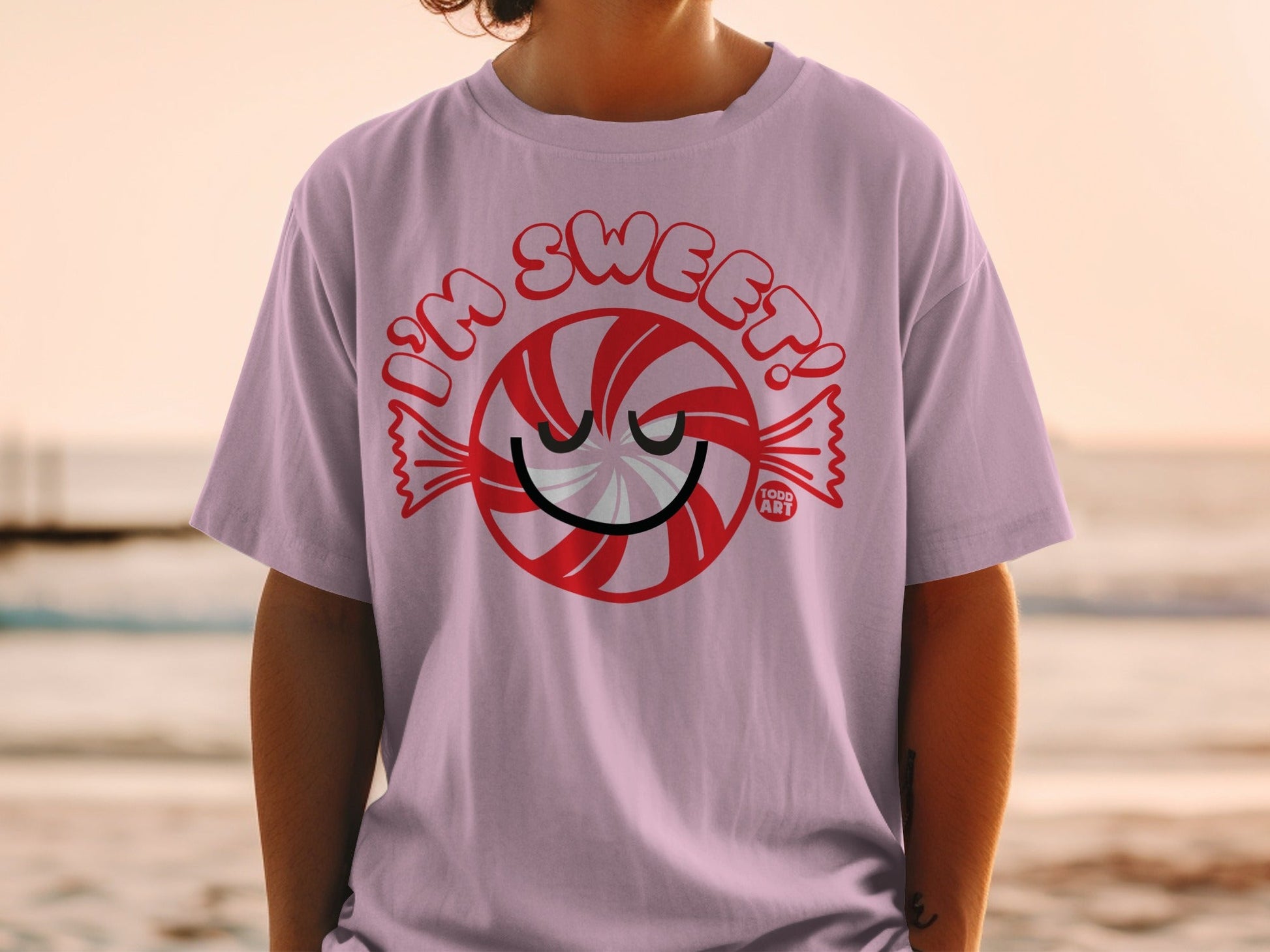 I'm Sweet! Candy Graphic Todd Art T-Shirt
