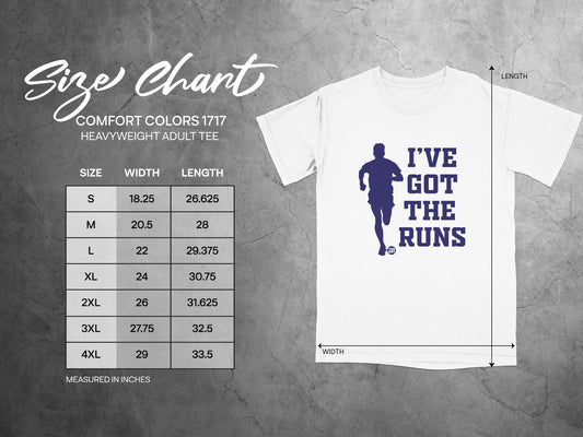 Comfort Colors 1717 I've Got The Runs Runner Adult Tee product type