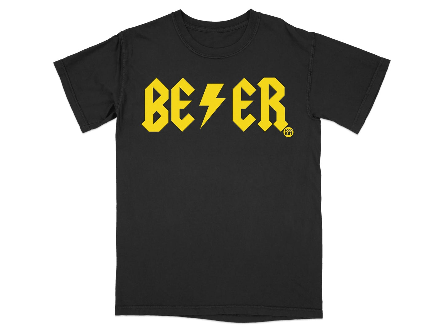 BE∆é–Ø Lightning Bold Typographic Graphic T-shirt