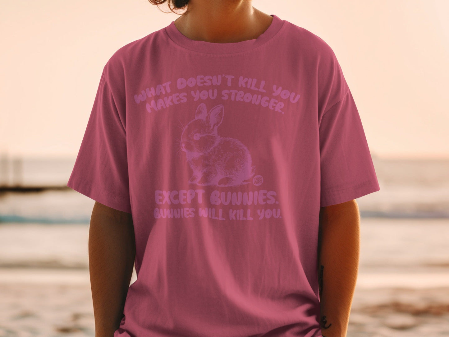 What Doesn't Kill You Makes You Stronger Bunny T-Shirt
