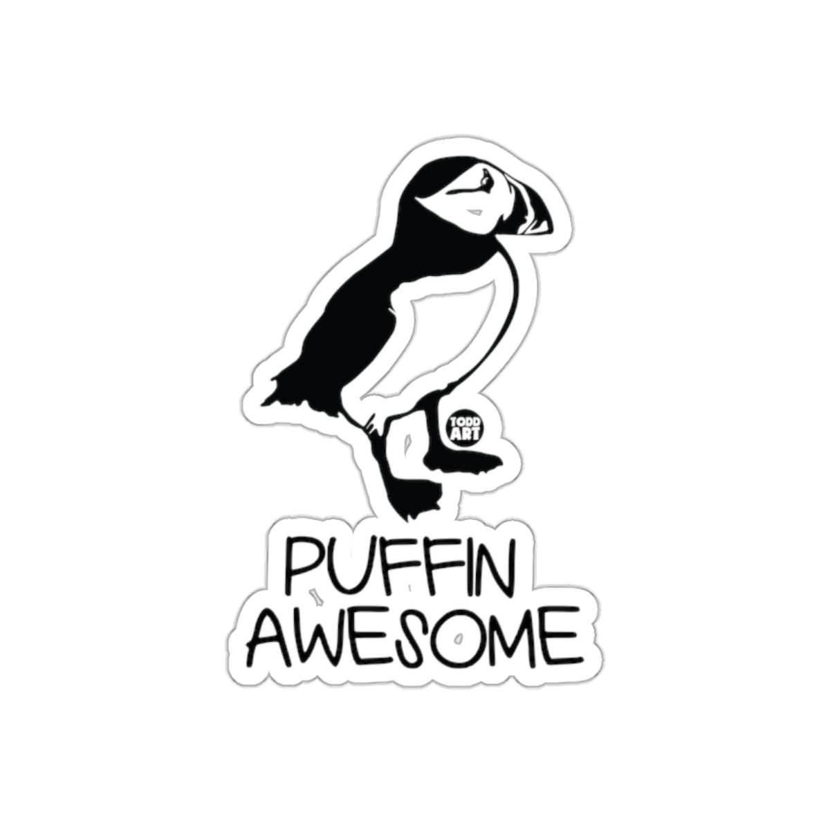 Puffin Awesome Sticker for Cute Animal Lovers