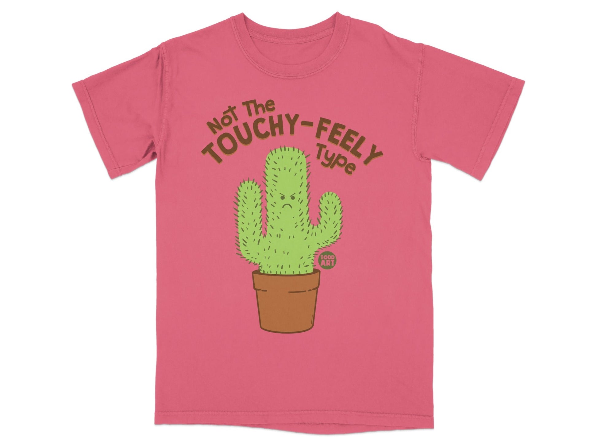 Not The Touchy Feely Type Cactus Graphic Tee