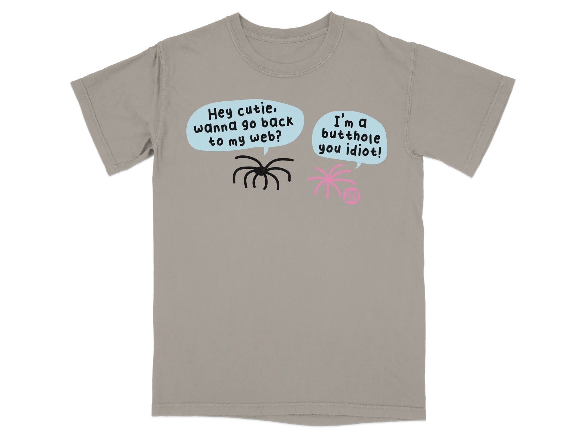 Hey Cutie Wanna Go Back Graphic Dialog T-Shirt