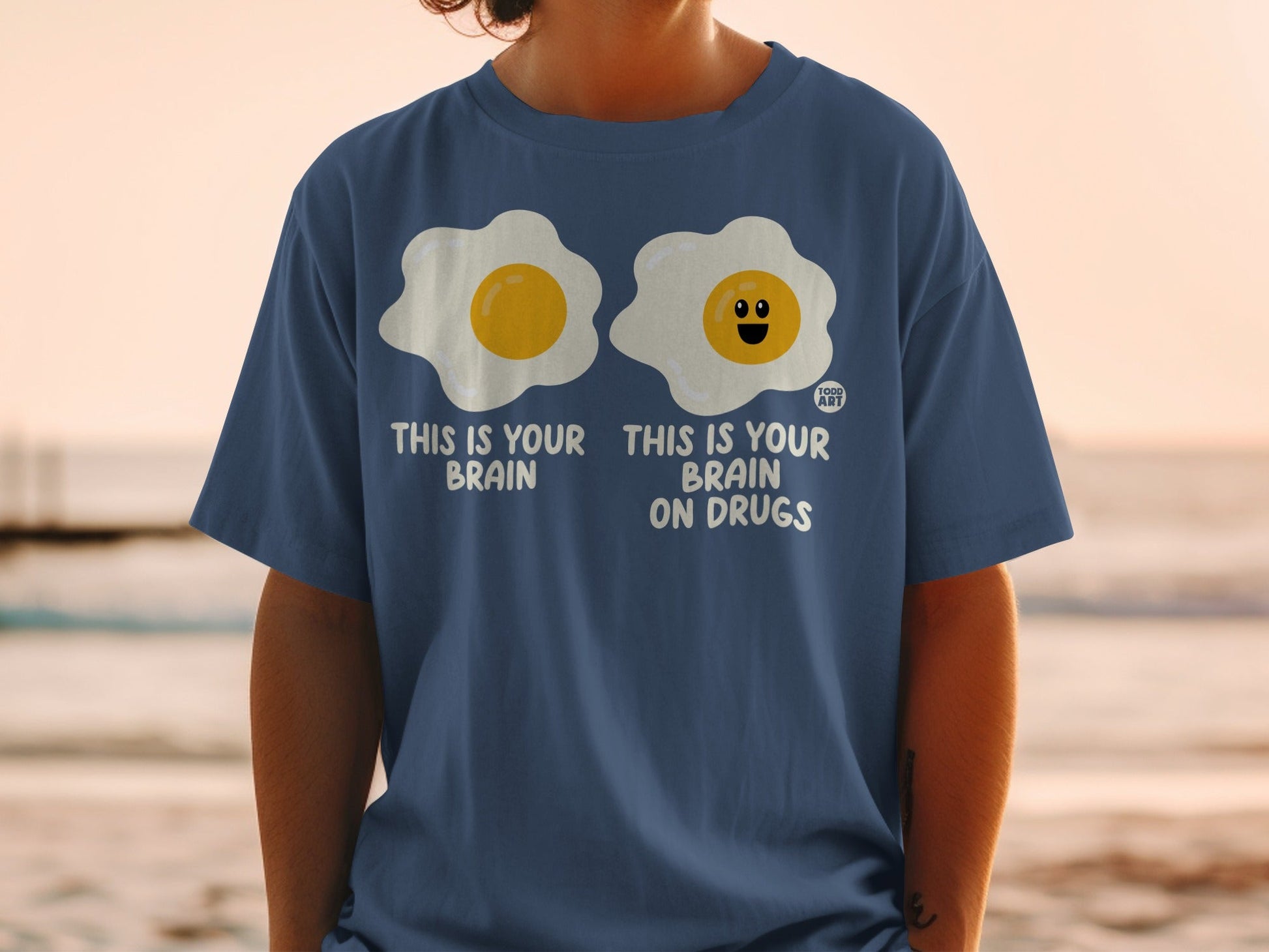 This Is Your Brain On Drugs Funny Graphic T-shirt