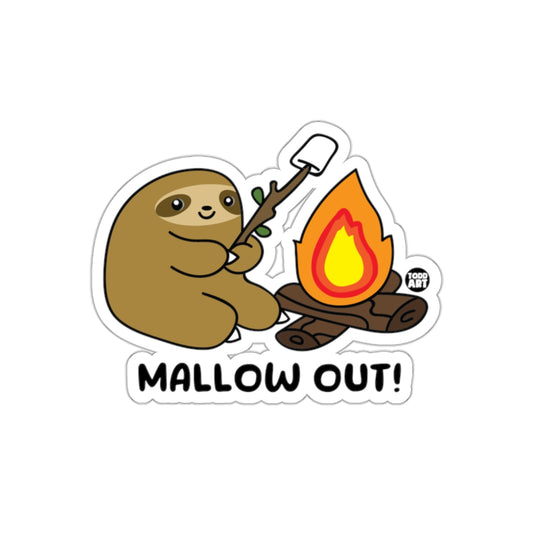 Mallow Out Marshmallow Roasting With Sloth Friend Stickers