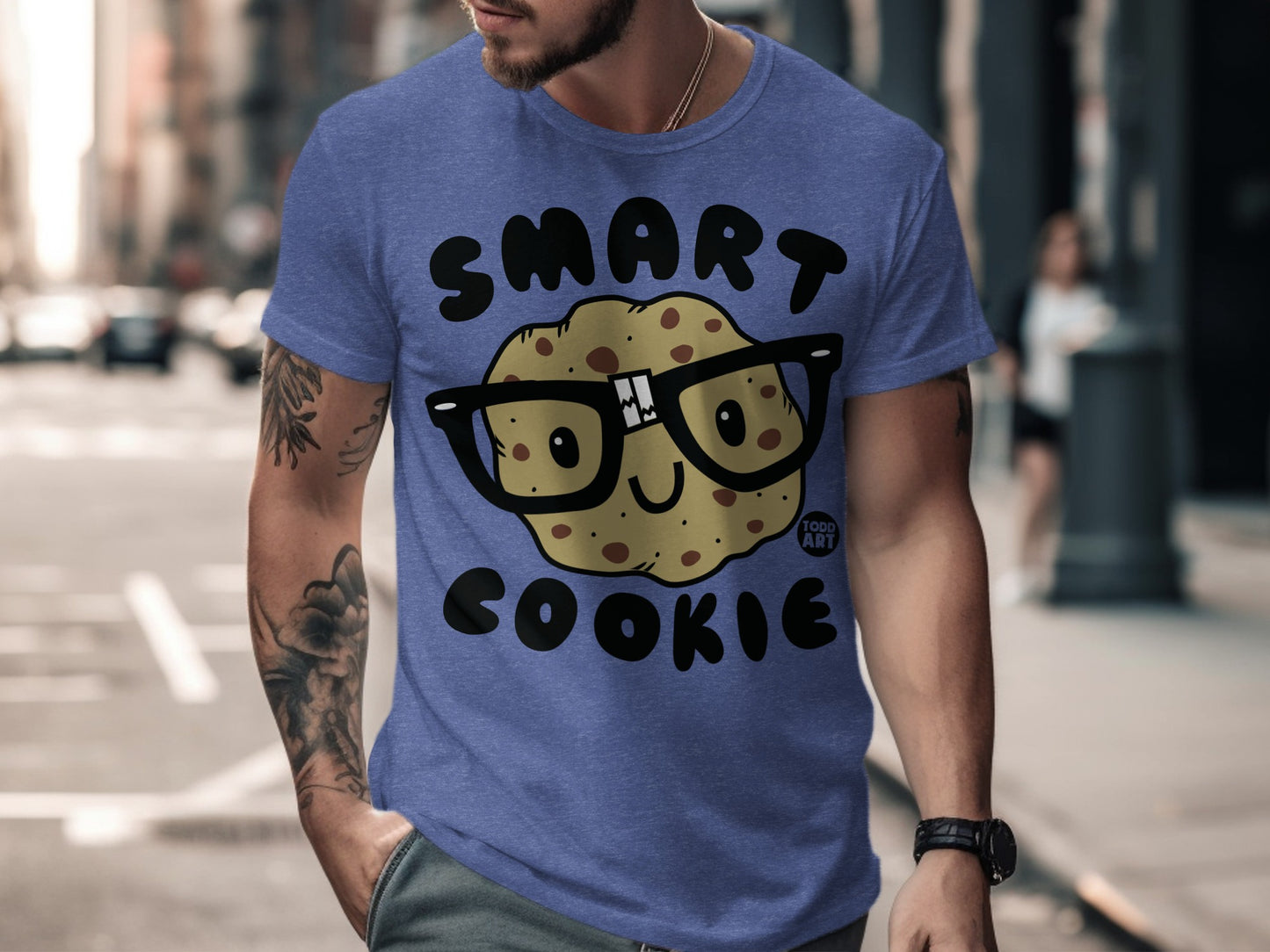 Smart Cookie T-Shirt with Geeky Cookie Graphic Design