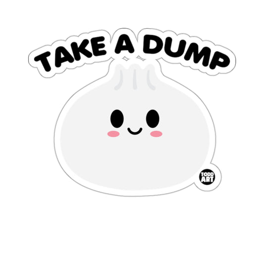 TAKE A DUMP Funny Cute Dumpling Character product type