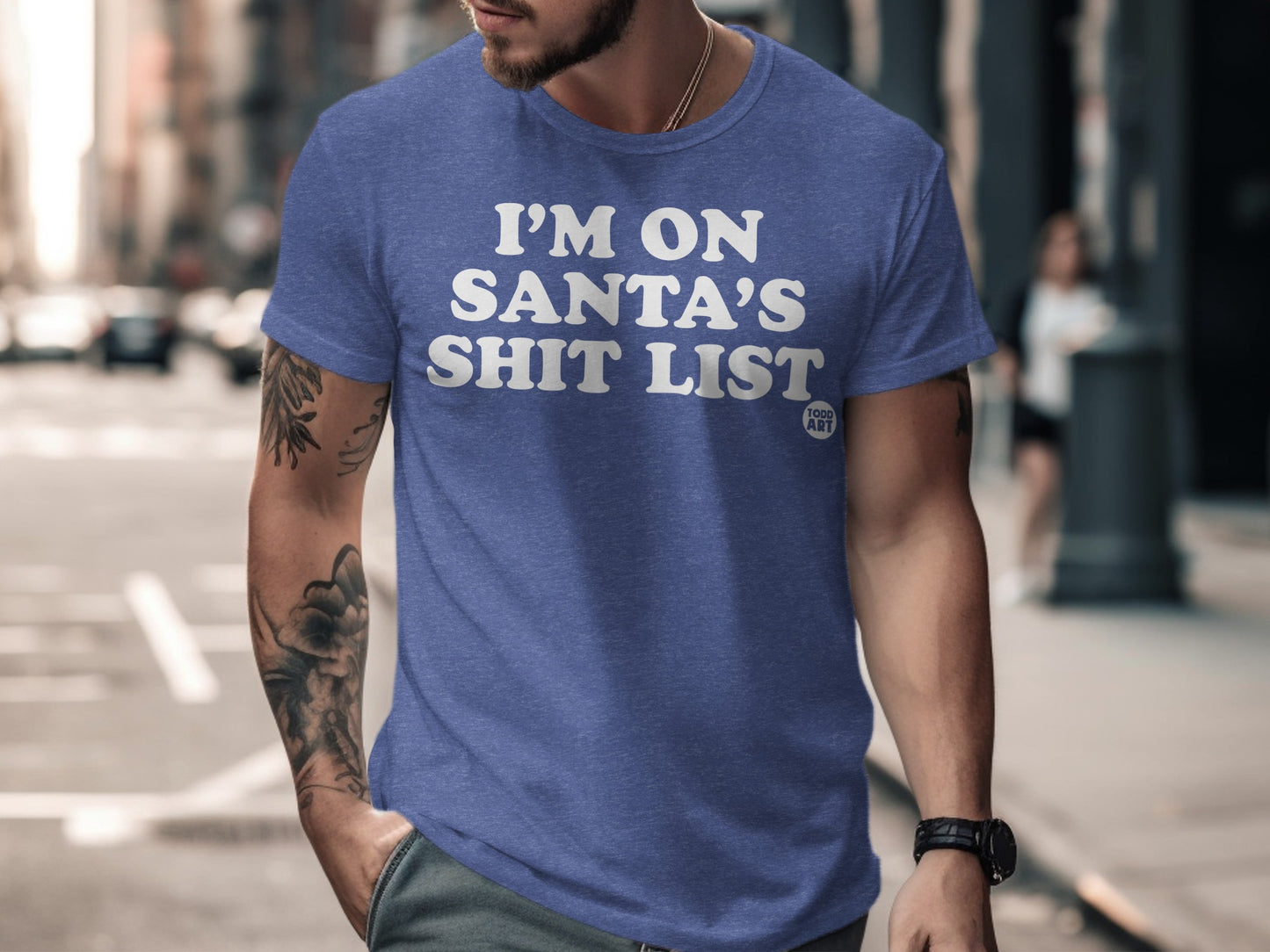 I'm On Santa's Shit List T-shirt Product