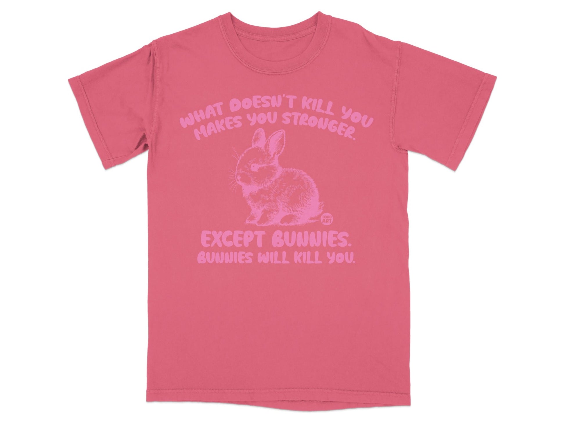 What Doesn't Kill You Except Bunnies Will Kill You T-Shirt