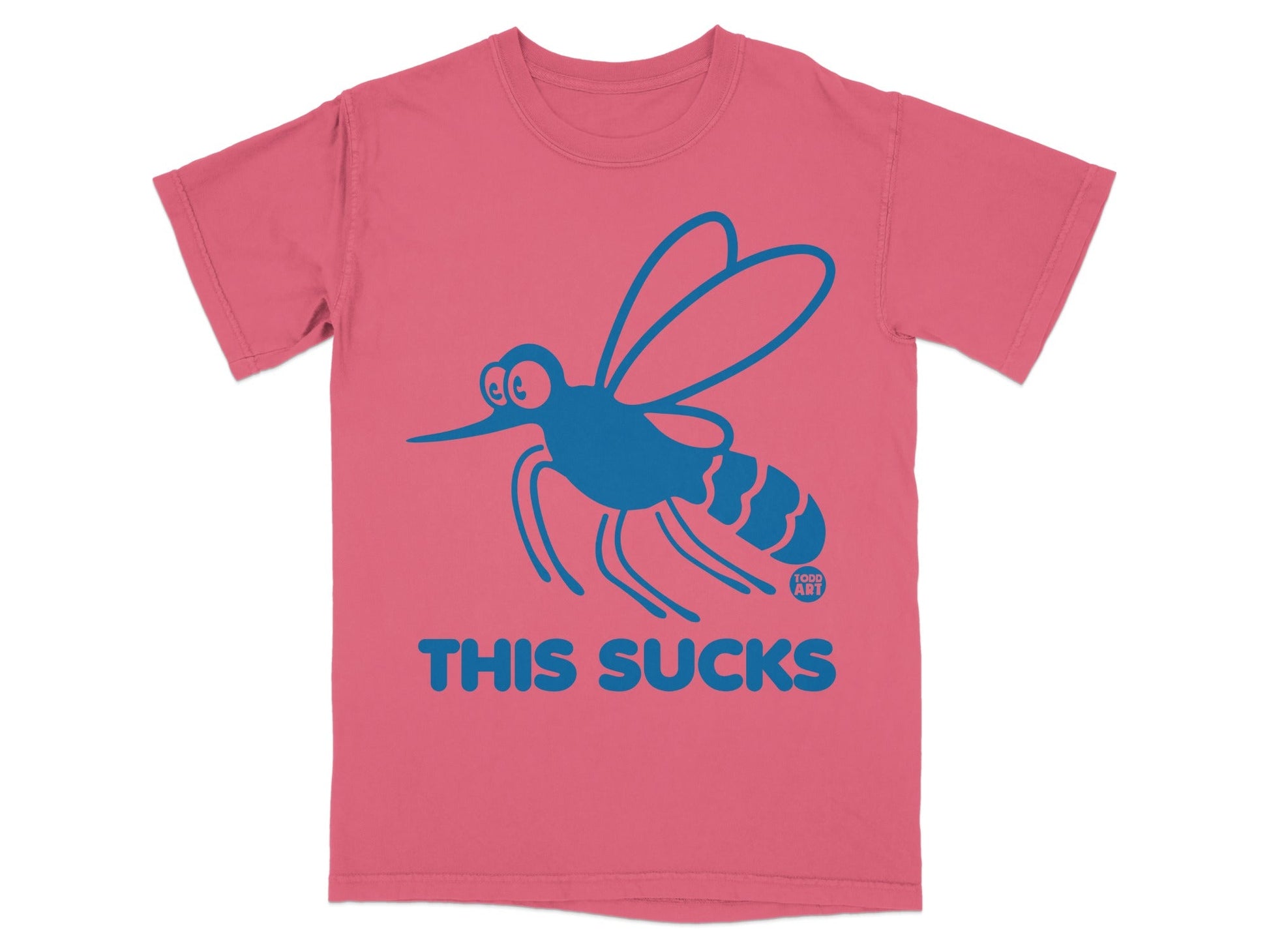 This Sucks Comical Mosquito Graphic T-Shirt