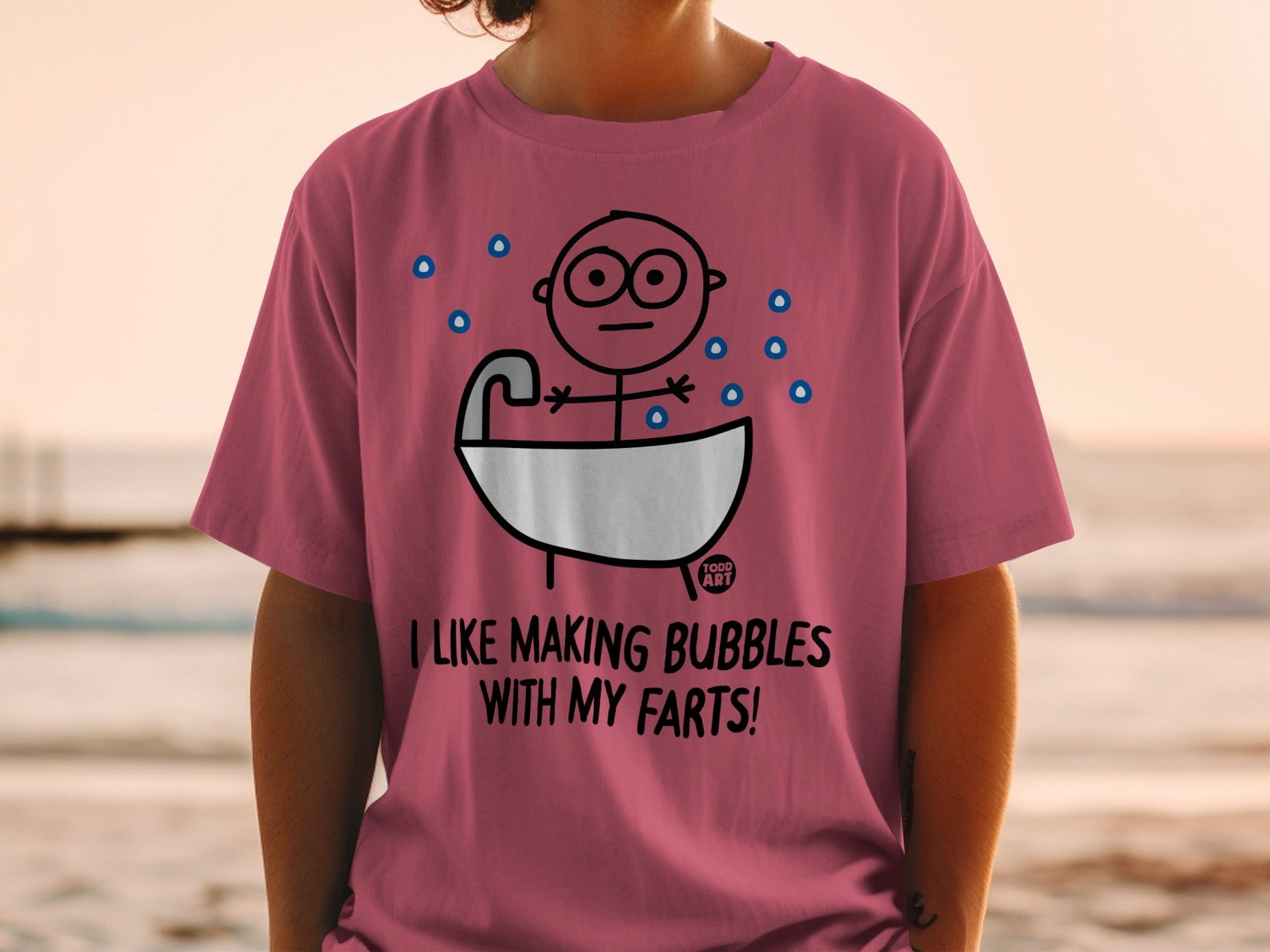 I Like Making Bubbles with My Farts Funny T-Shirt