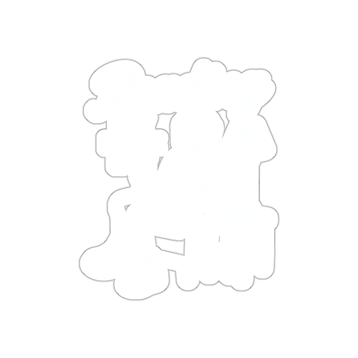 Sympathy and Prayers Sentiment Sticker Decal