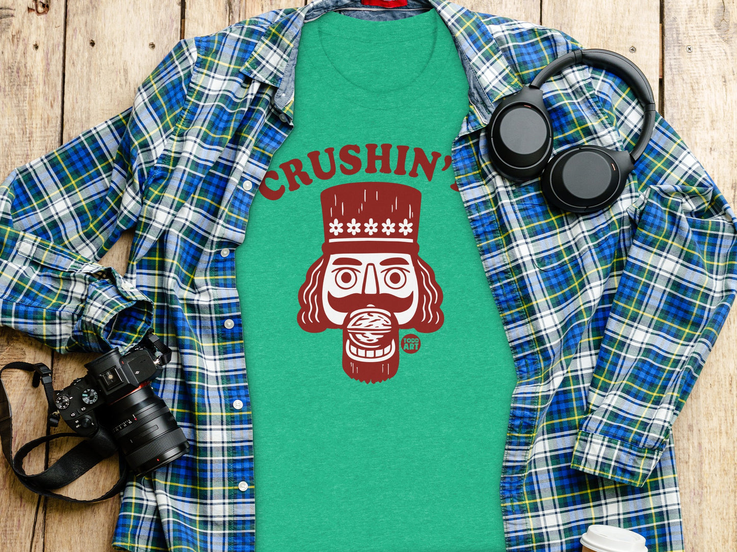 Crushin' Unique Nutcracker Theme Graphic Tee Product