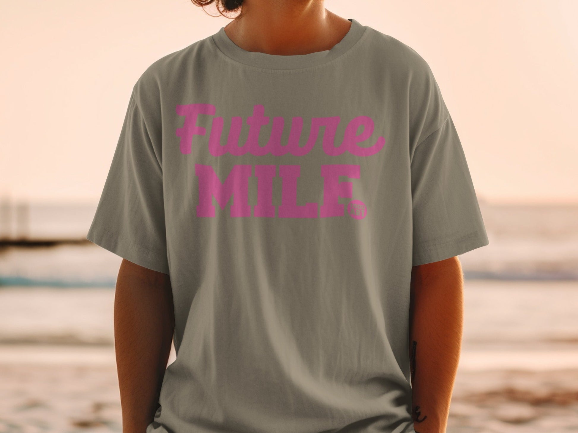 Future MILF Graphic T-Shirt with Bold Pink Lettering
