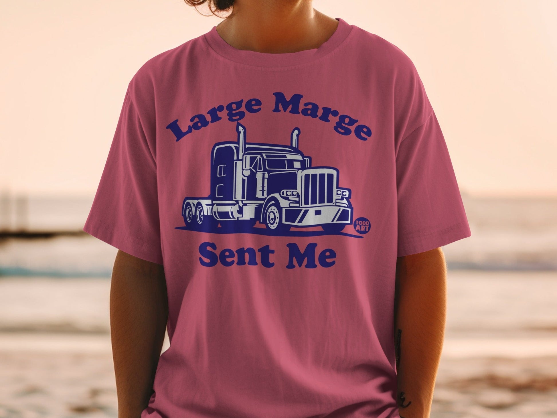 Large Marge Sent Me Graphic T-Shirt Design