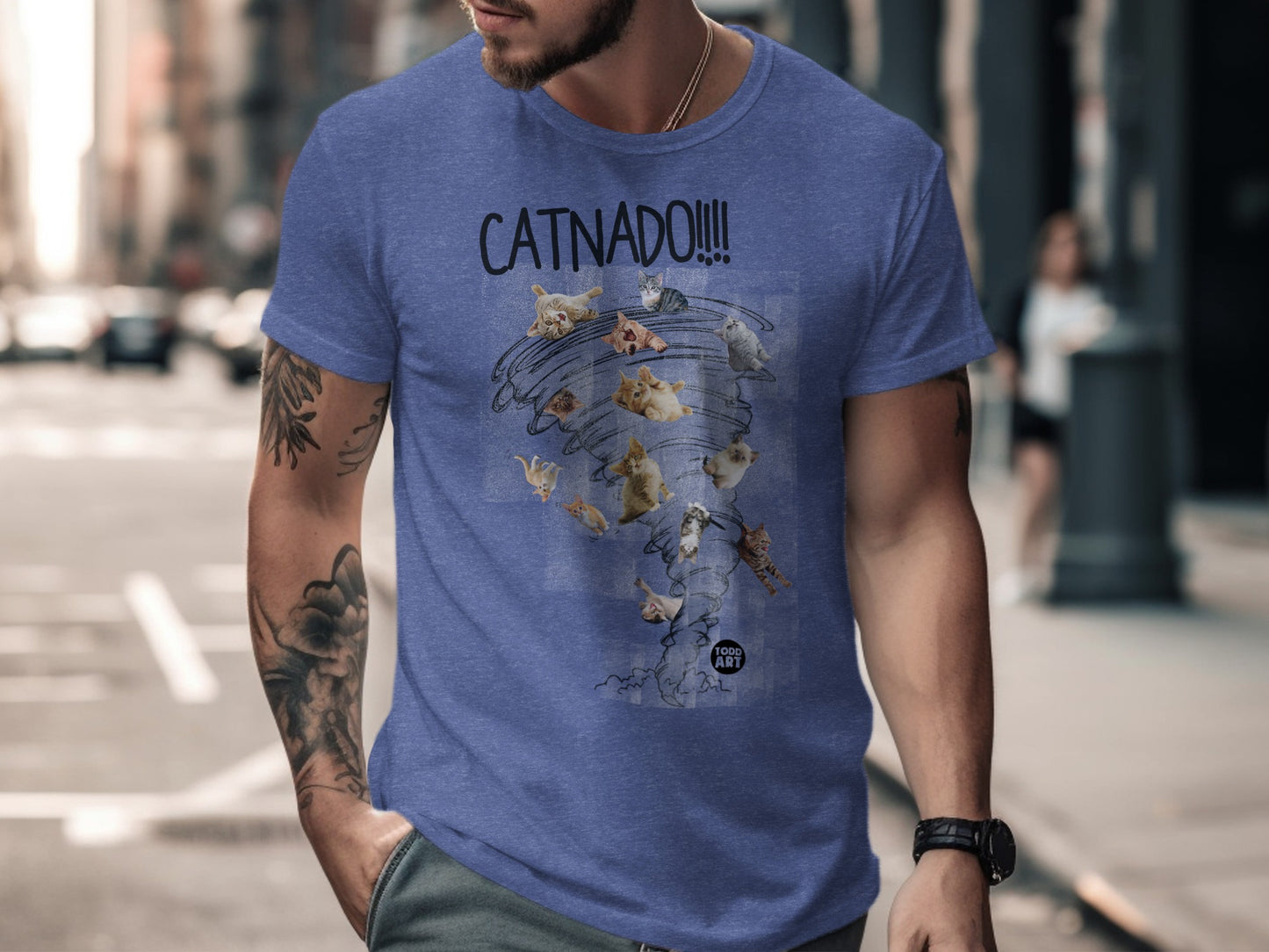 Catnado Graphic Tee Funny Cat Lover Shirt Product