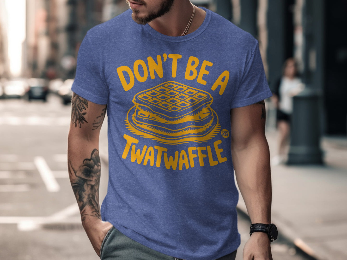 Don't Be a Twatwaffle Funny Graphic Tee product