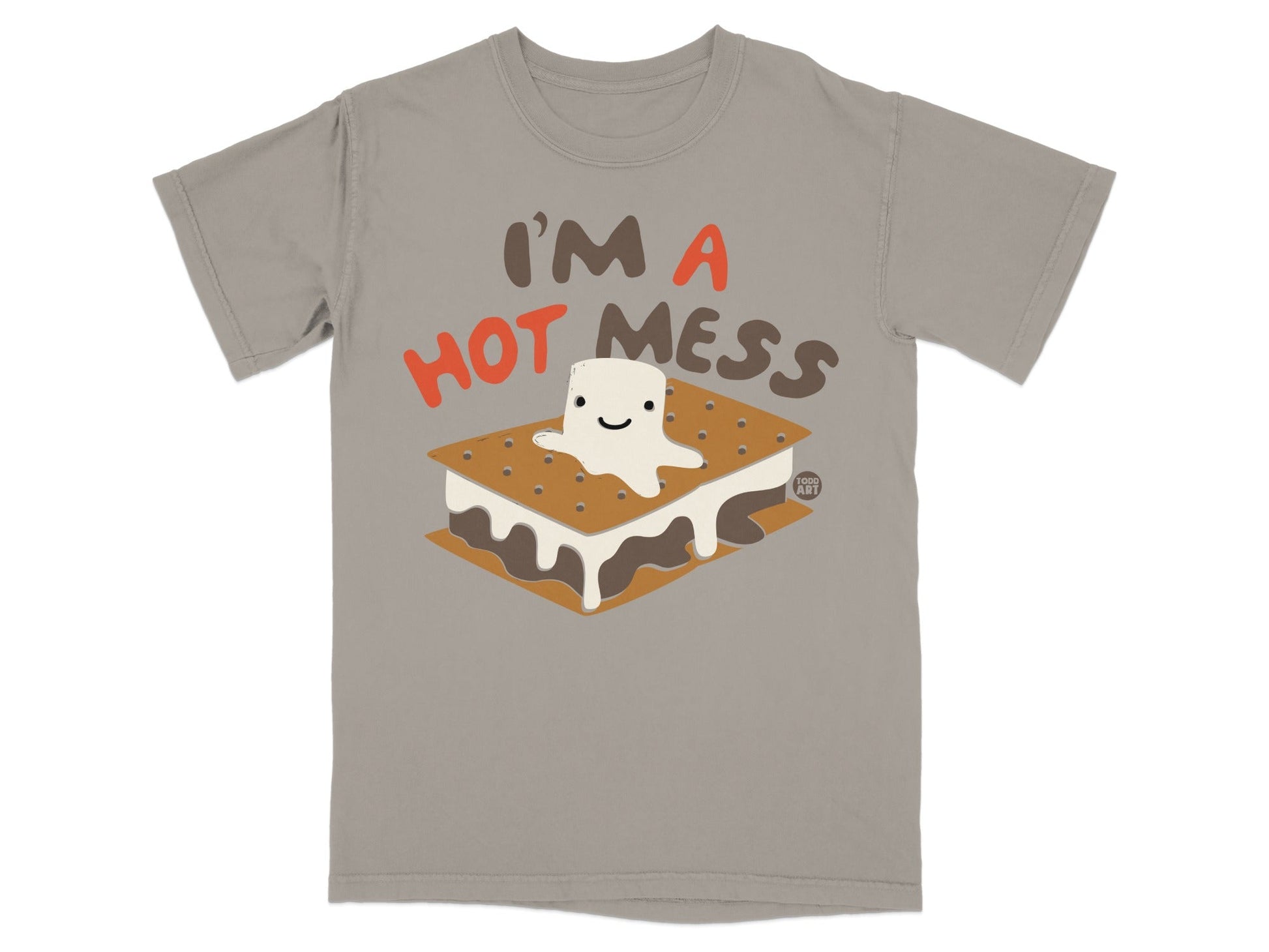 I'm a Hot Mess Funny S'mores Graphic T-Shirt