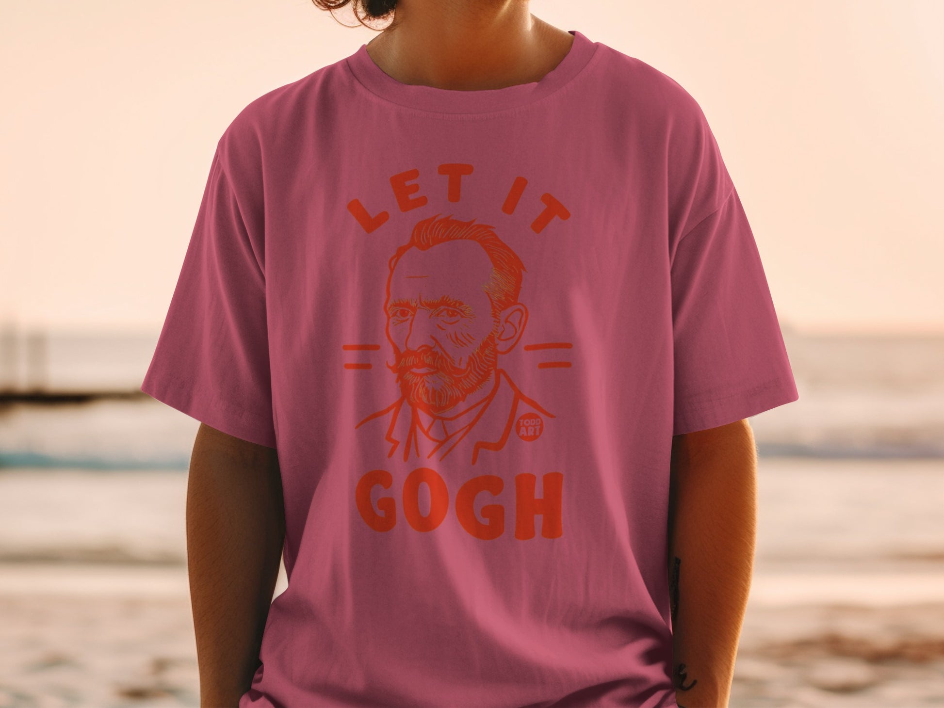 LET IT GOGH Van Gogh Face TODD ART product type