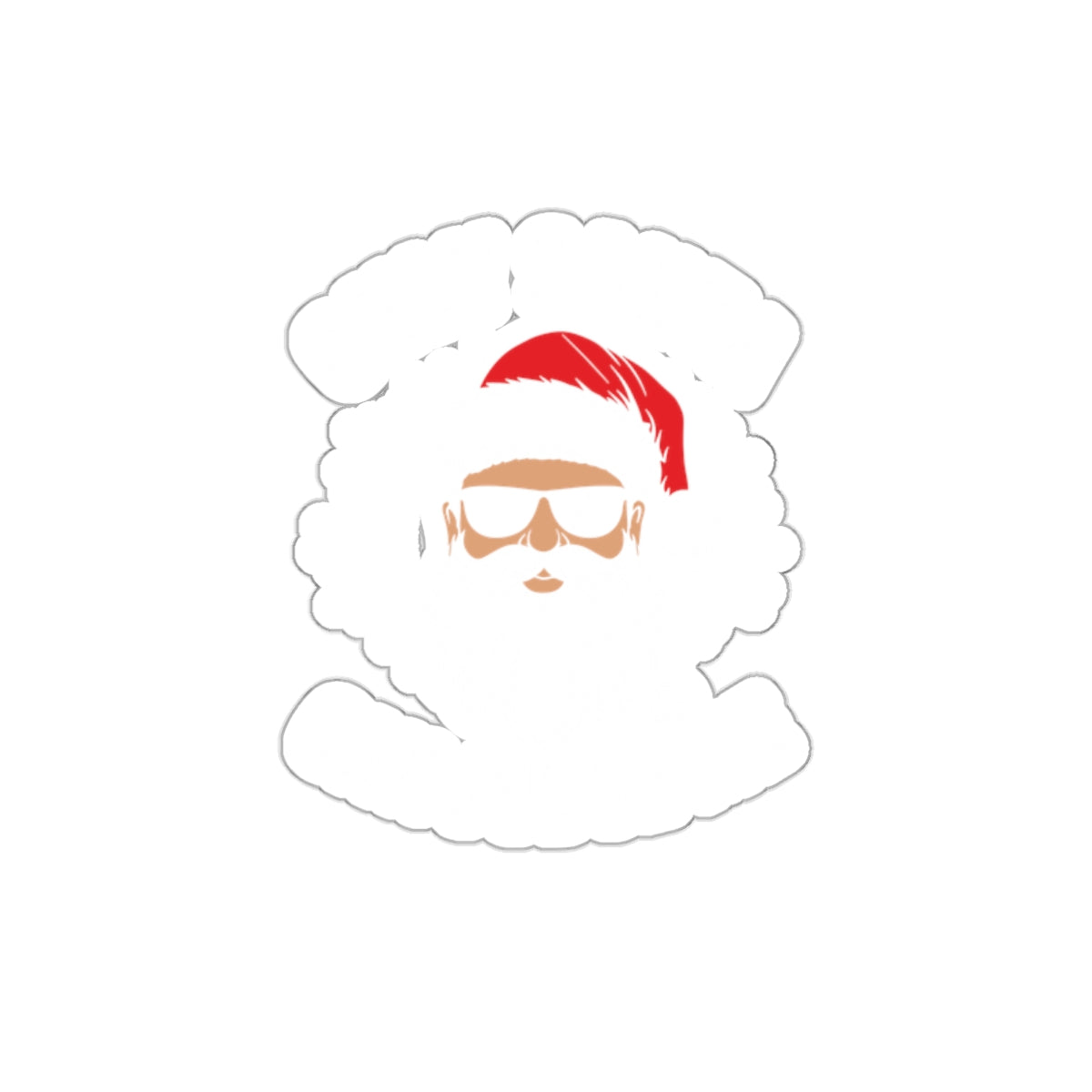 Cool Santa Claus with Sunglasses Sticker