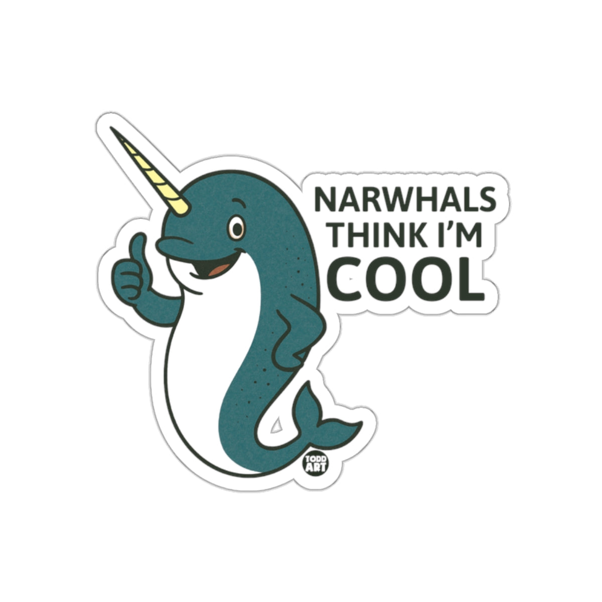 Narwhals Think I'm Cool Sticker Fun Collection