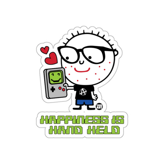Happiness Is Hand Held Cute Cartoon Sticker Product