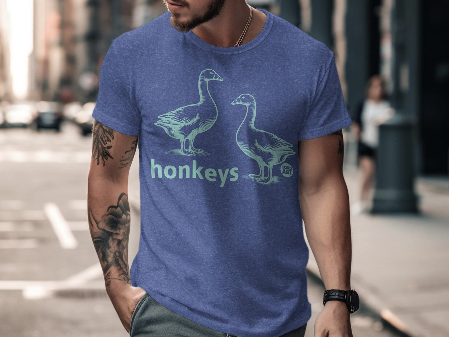 Casual Honkeys Noir City Printed T-shirt product