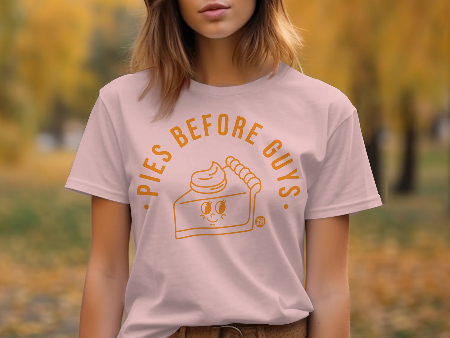 Pies Before Guys Graphic Tee for Fun Casual Look
