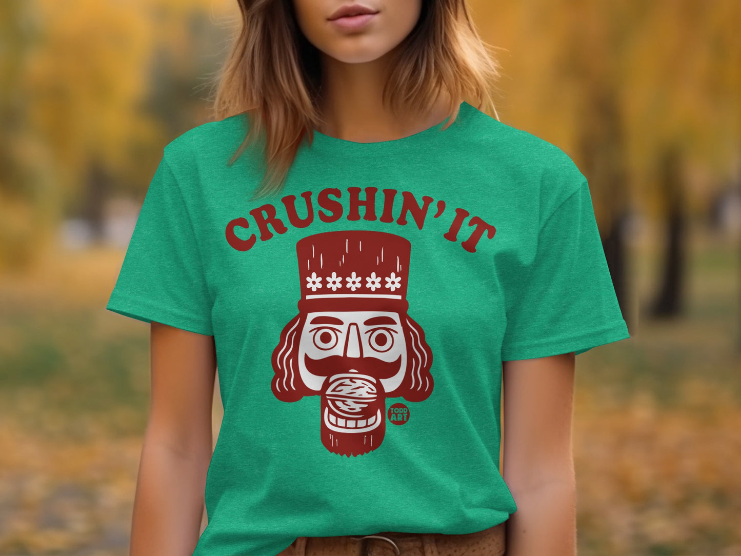 Crushin It Nutcracker Face Graphic T-Shirt Product