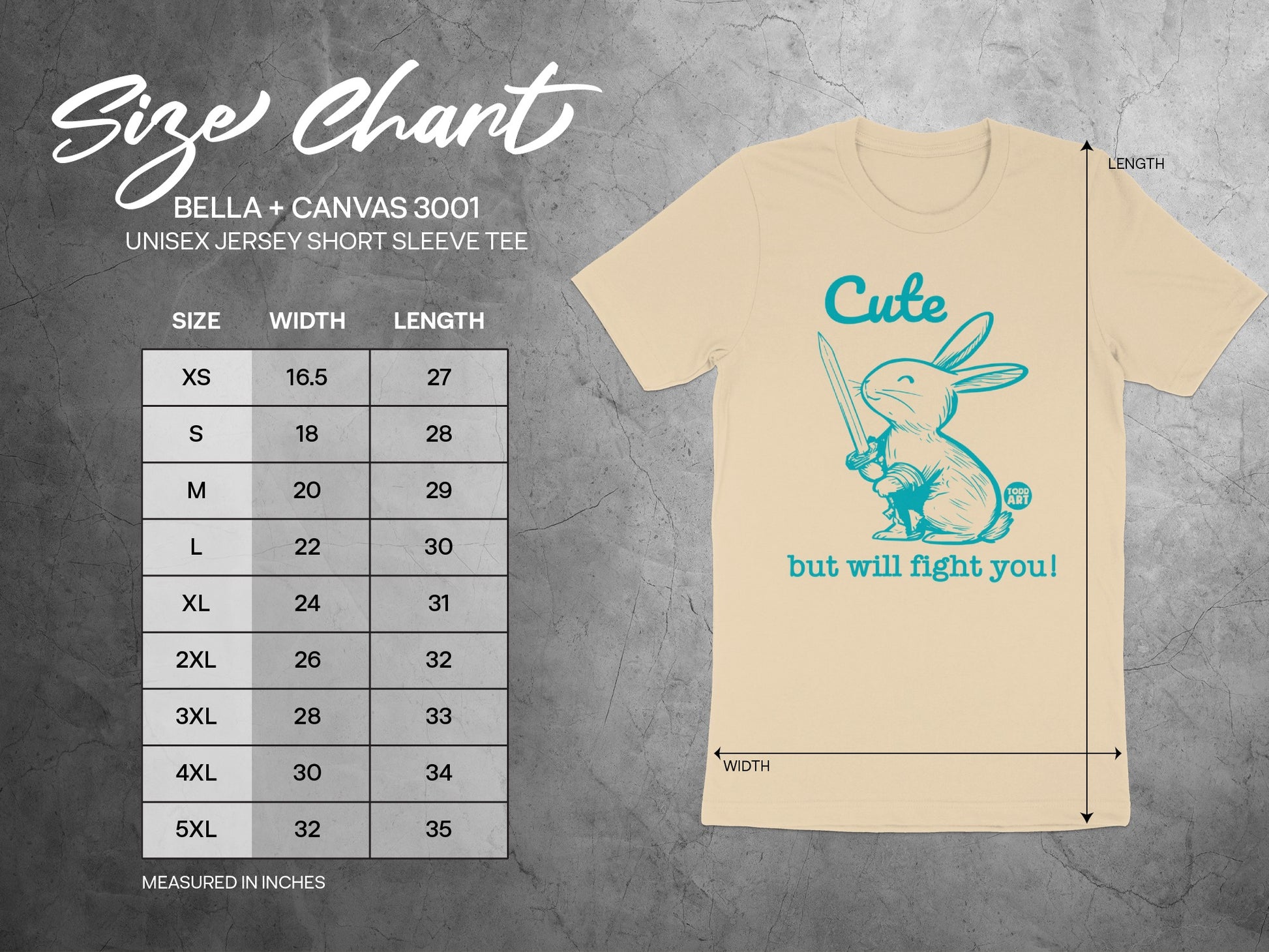 Cute Bunny Illustration Short Sleeve Tee product