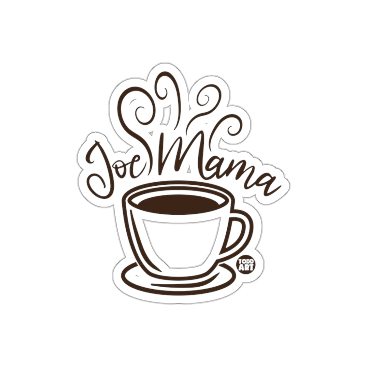 Joe Mama Coffee Lover Sticker for Fun and Laughter