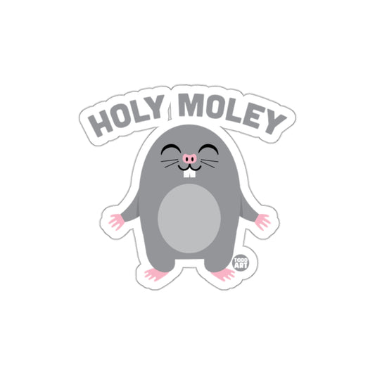 Holy Moley Cute Illustrated Mole Sticker