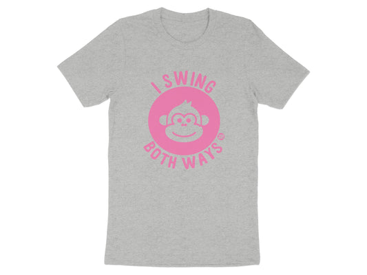 I Swing Both Ways Monkey Design T-shirt product