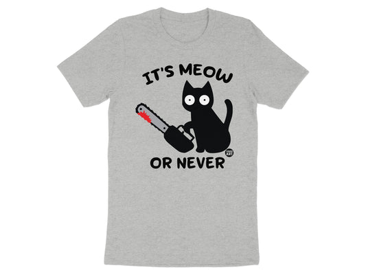 It's Meow or Never Graphic Tee Shirt product