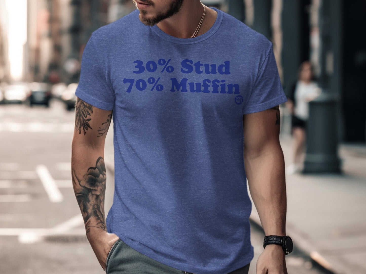 30% Stud 70% Muffin Graphic Tee Shirt Product