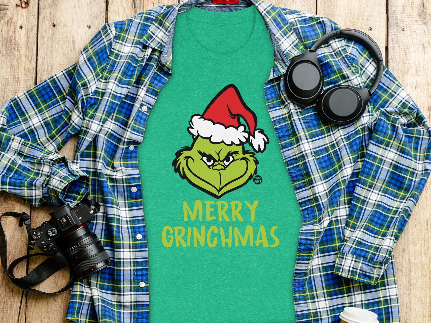 Merry Grinchmas Graphic T-Shirt for the Holiday Season