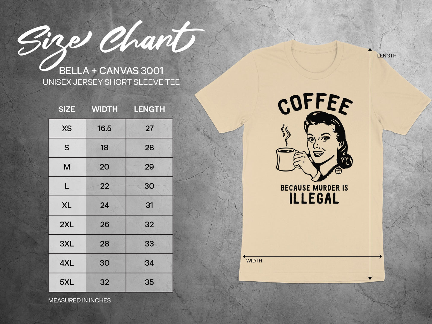 Coffee Because Murder Is Illegal Tee product