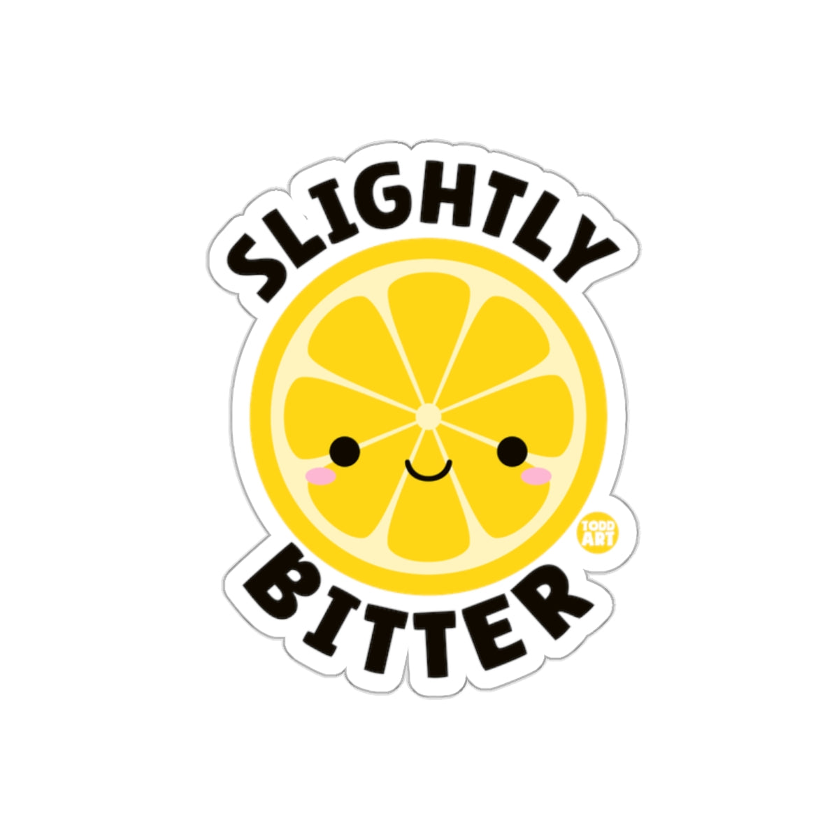 Slightly Bitter Cute Lemon Character Sticker