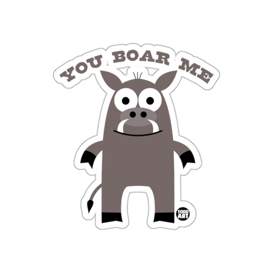 Cute You Boar Me Cartoon Animal Illustration Stickers