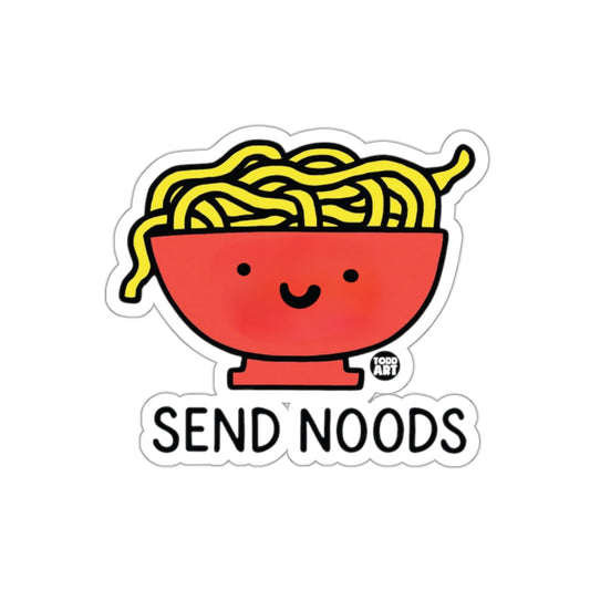 Send Noods Cute Bowl with Smiling Face Sticker