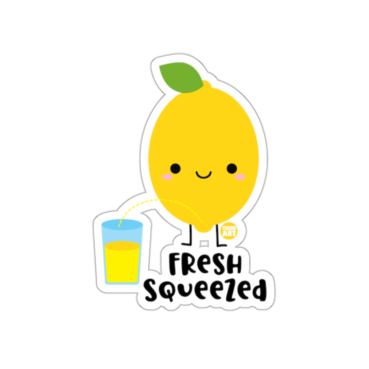 Fresh Squeezed Lemon Juice Cute Sticker