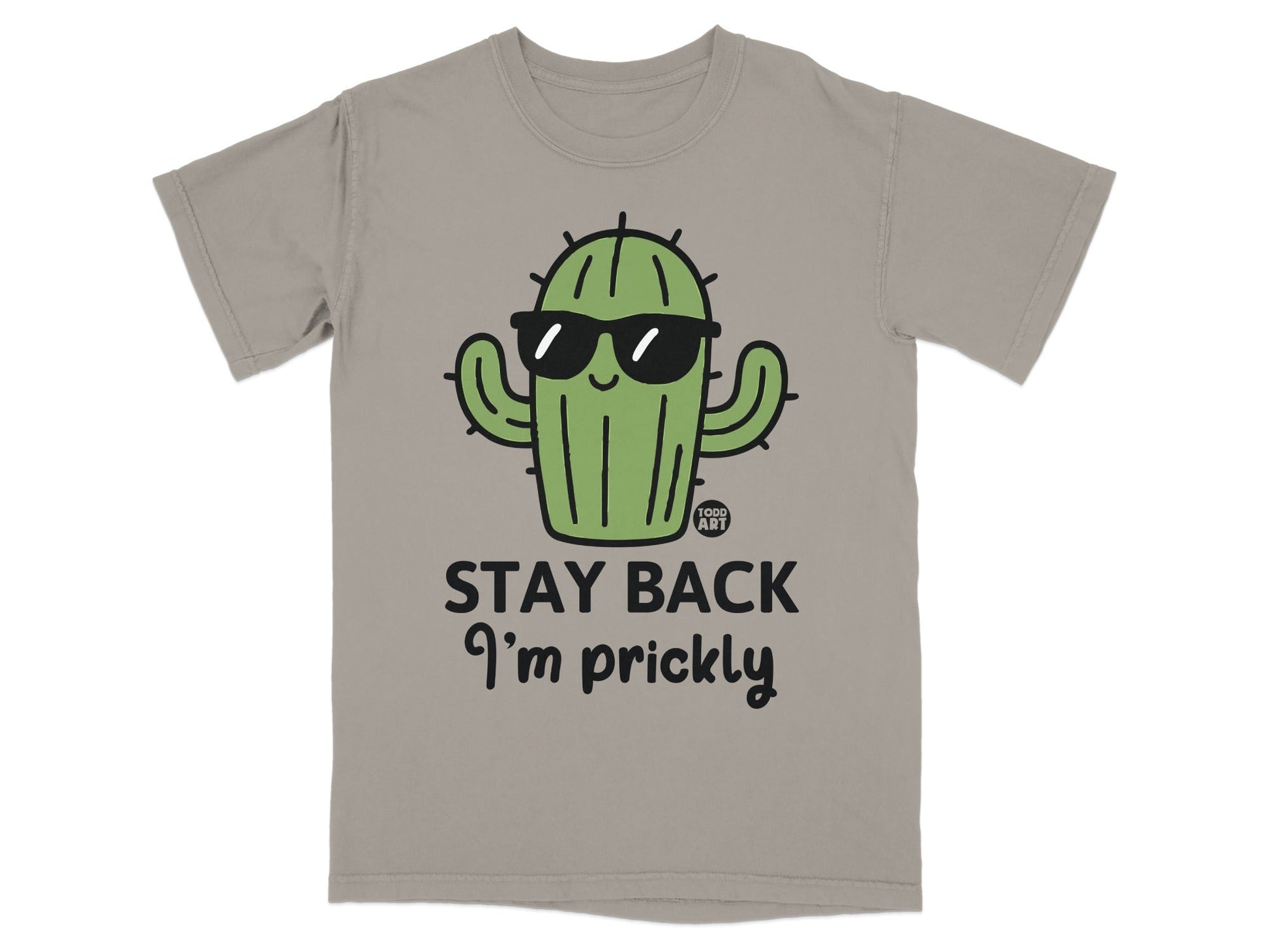 Stay Back I'm Prickly Funny Cactus Graphic T-Shirt