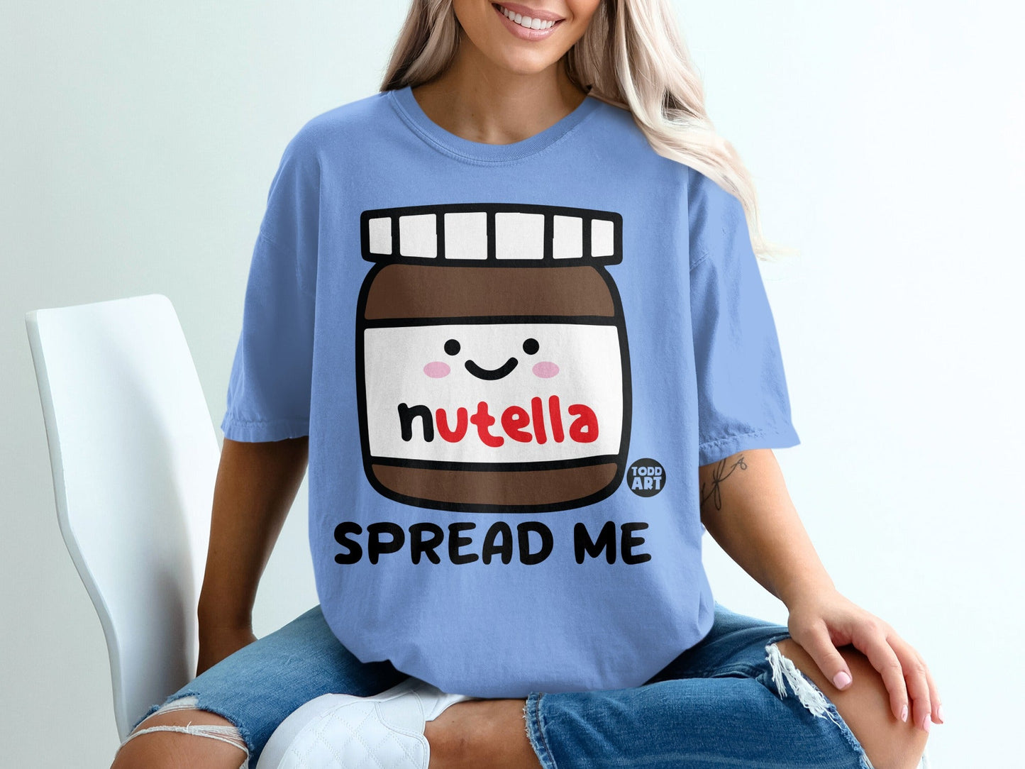 Nutella Spread Me Cute Graphic Women's T-Shirt