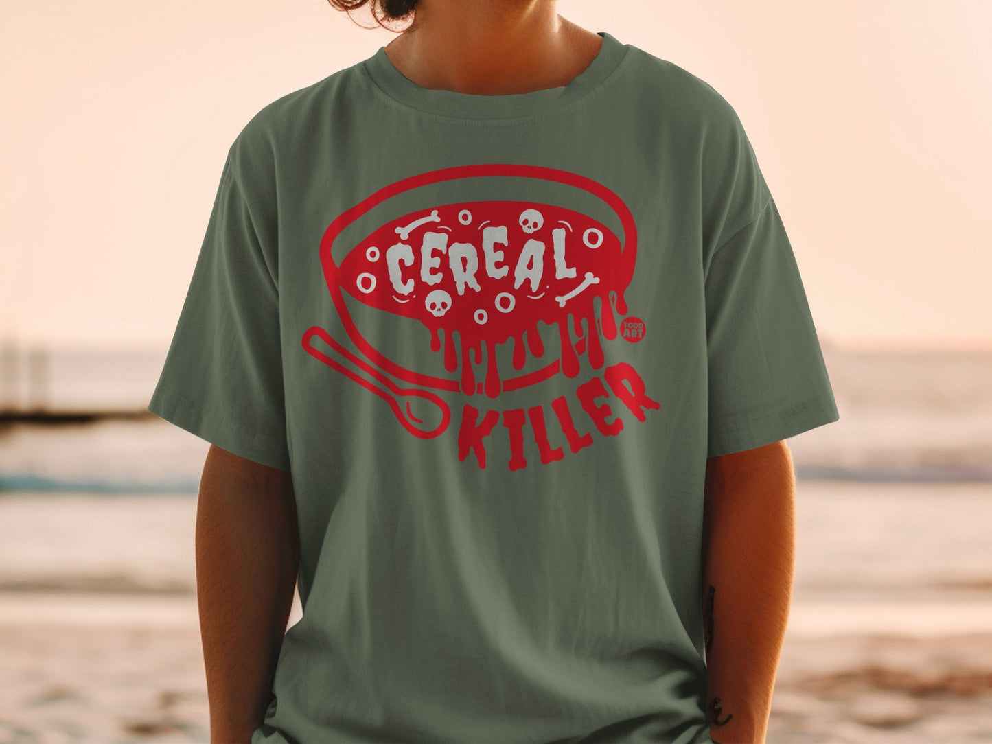 Funny Cereal Killer Graphic Tee for Breakfast Lovers