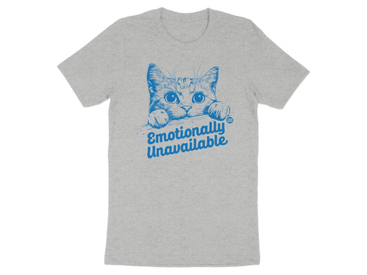 Emotionally Unavailable Cat Graphic T-Shirt product type