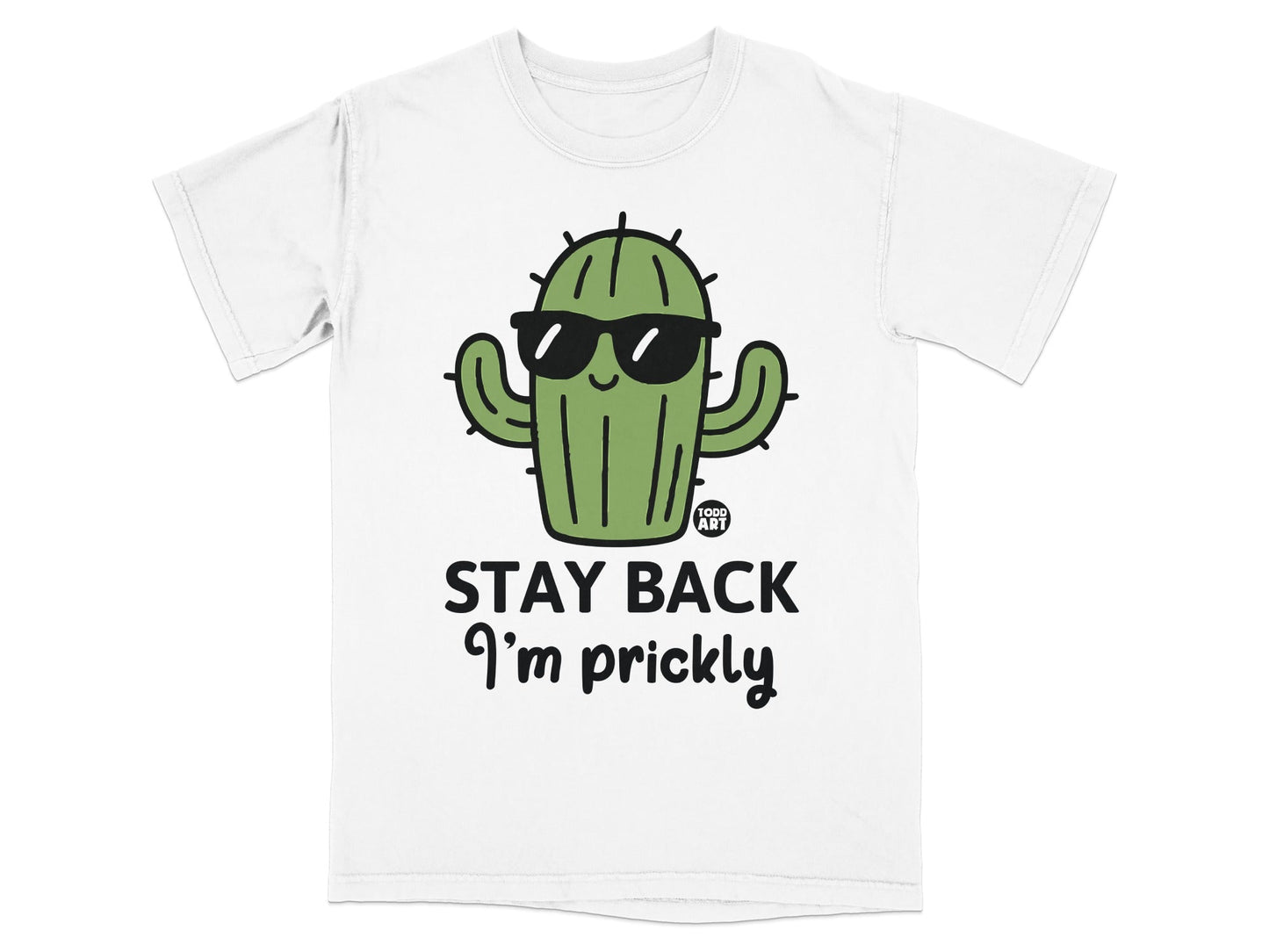 Stay Back I'm Prickly Cactus Graphic T-Shirt