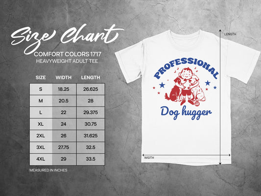 Professional Dog Hugger Heavyweight Adult Tee