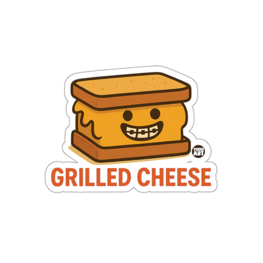 Grilled Cheese Sandwich Cartoon Sticker fun decal