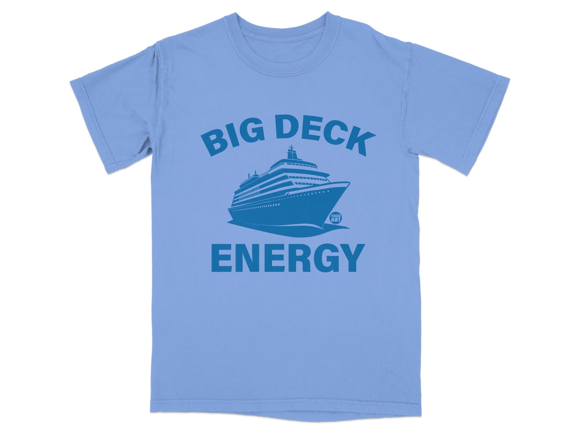 Big Deck Energy Graphic Cruise Ship Themed Shirt